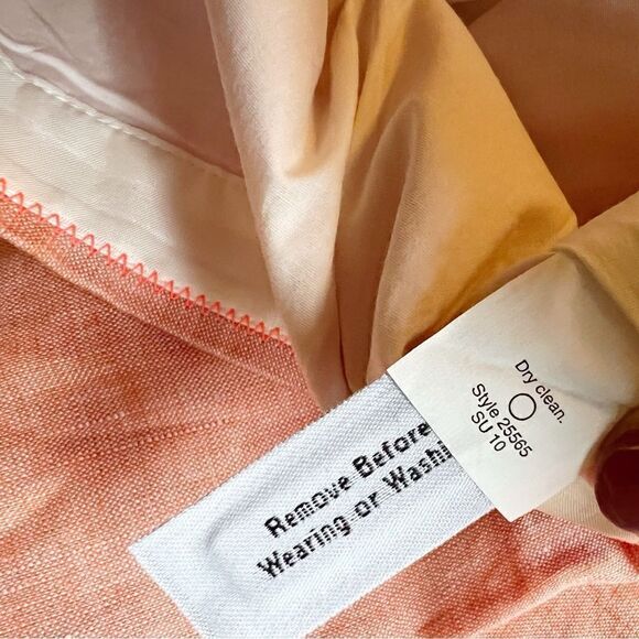 J. Crew linen lightweight straight skirt - Picture 3 of 6